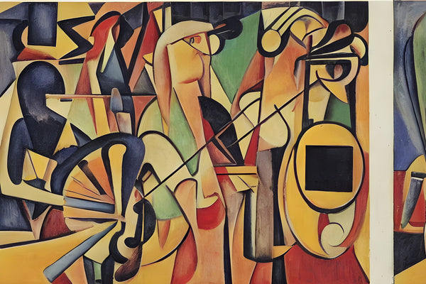 AI art Amadeo de Souza Cardoso inspired instruments 2