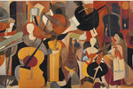 KI-Kunst, von Amadeo de Souza Cardoso inspirierte Instrumente