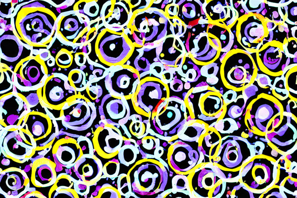 AI art famous painter inspired abstract circles 2
