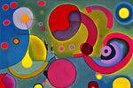 AI art famós pintor inspirat en espirals abstractes 3