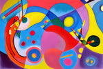 AI art famous painter inspired abstract spirals 1