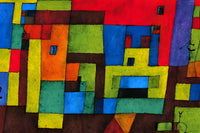 AI art paul klee inspired village 3