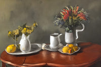AI art preston dickinson inspired artist table