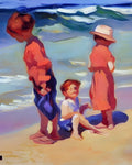 AI art Sorolla va inspirar els nens a la platja 1