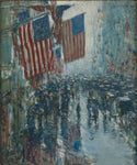 Childe Hassam 1916 Rainy Day Cinquième Avenue