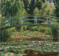 Claude Monet 1899 Den japanske gangbroen og vannliljebassenget Giverny