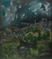 El Greco 1600 Pohled na Toledo