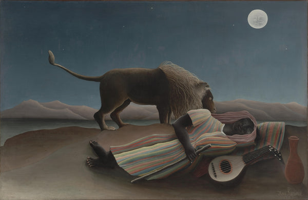 Henry Rousseau 1897 The sleeping gypsy