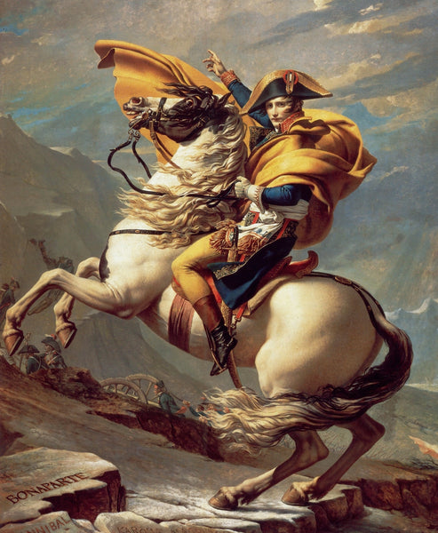 Jacques Louis David 1800 Napoleon crossing the Alps