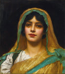 John William Godward 1902 Cabeça de uma garota Atalanta