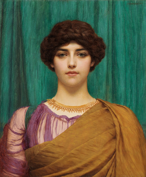 John William Godward 1901 A Pompeian Lady