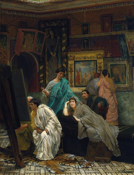 Lawrence Alma Tadema 1836 1912 The Collector Of Pictures at the time of Augustus 1867