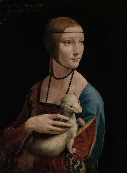 Leonardo da Vinci 1490 Lady with an Ermine