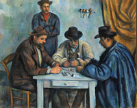 Пол Сезан 1890 Играчите на карти