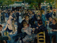 Pierre Auguste Renoir 1876 Danco ĉe Le Moulin de la Galette