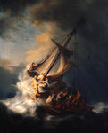 Rembrand 1633 Jalila dengizidagi bo'rondagi Masih