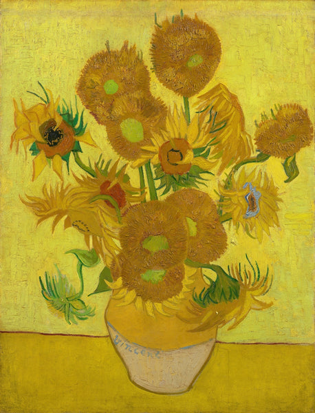 Van Gogh 1889 Vase with forteen Sunflowers