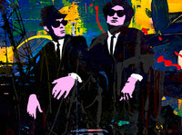 Pop Art Blues Brothers Jake iyo Elwood