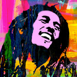 Pop Art Reggae Bob Marley