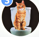 Pet Toilet Trainer catsCeaningTrainingТоалетни принадлежности с осветление на тоалетната седалка