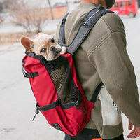 पाळीव कुत्रा वाहक बॅग वाहक कुत्र्यांसाठी बॅकपॅक आउट डबल शोल्डर पोर्टेबल प्रवास बॅकपॅक आउटडोअर डॉग कॅरियर बॅग प्रवास