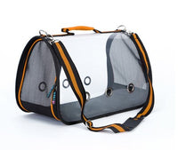 Διαφανής φορητή τσάντα Messenger για κατοικίδια