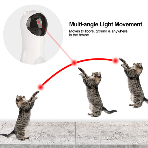 Automatic Laser Cat Toy Bear Laser Cat Toy LED Red Laser Cat Cat Toy