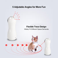 Автоматска ласерска играчка за мачки со ласерска играчка за мачки LED црвена ласерска играчка за мачки