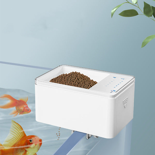 Pet Feeding Fish Food Dispenser Digital Automatic Fish Feeder LED Aquarium Digital Fish Tank