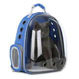 Katte og hunde rumtaske med en stor rygsæk på brystet