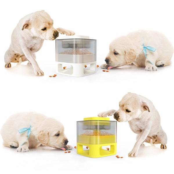 Dog Food Feeder Pet Accessories Cat Feeder Catapult Educational Dog Toys Pet Supplies Food Dispenser Just One Snap Comes Food