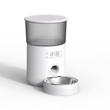 Fontaine d'eau pour chat de compagnie chargeur automatique intelligent 2.5L pour bols de nourriture pour chiens fournitures d'alimentation intelligentes pour chats à distance 2in1 alimentation USB