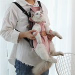 Портативный кошачий рюкзак для весенней прогулки