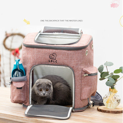 Transparent Portable Cat Backpack Pet Bag