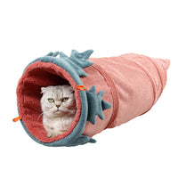 Kreativ frugt Funny Pet Kat Tunnel Legetøj Hvalpe Ildere Kanin Leg Hunde Tunnelrør Legetøjsrør