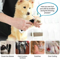 Pet Dog Cat Nail Paws Grinder Trimmer Tool Pielęgnacja Pielęgnacja Clipper Zestaw elektryczny