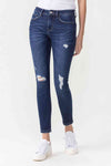 Lovervet teljes méretű Chelsea Midrise Crop Skinny Jeans