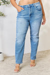 RISEN Skinny-jeans i full størrelse mellomhøye