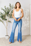 BAYEAS Schlitz-Flare-Jeans