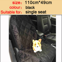 Vedenpitävä koiran auton istuimen suojus Lemmikkikoiran matkamatto verkkokoiran kantaja auton riippumatto Tyynysuoja vetoketjulla ja taskulla