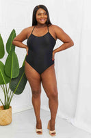 Czarny kostium jednoczęściowy Marina West Swim High Tide