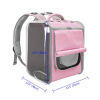 Pet Cat Carrier Backpack Breathable Cat Travel Outdoor Humerum Bag For Small Dogs Cats Portable Packaging Carrying Pet Supplies