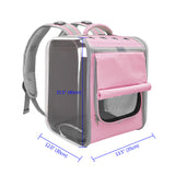 Pet Cat Carrier Backpack Breathable Cat Travel Outdoor Humerum Bag For Small Dogs Cats Portable Packaging Carrying Pet Supplies