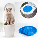 Pet Toilet Trainer katteRødning TræningToiletudstyr med toiletsædebelysning