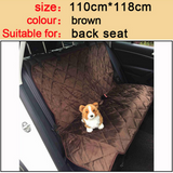 Waterproof Dog Car Seat Cover Pet Dog Travel Mat Mesh Dog Carrier Car Hammock Cushion Protector With Zipper And Pocket