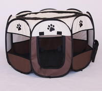Fast folding octagonal pet fence, 600D Oxford cloth, waterproof and catching cat, dog cage, pet cage
