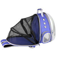 Přenosný batoh pro štěně pro domácí mazlíčky Bublina, nový design vesmírné kapsle 360° kabelka na vyhlídkové zajíce
