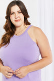 Zenana Sweet & Simple majica pune veličine s halterom