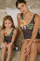 Marina West Swim Plengranda Clear Waters Swim Dress en Aloha Brown