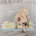Kutya WC kölyökkutya kellékek Teddy Dog piszoár bili aranyszőrű kölykök